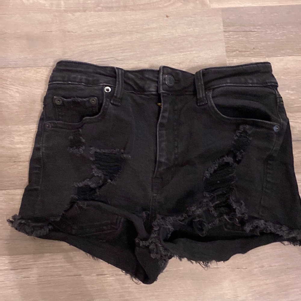 aeropostale high rise black